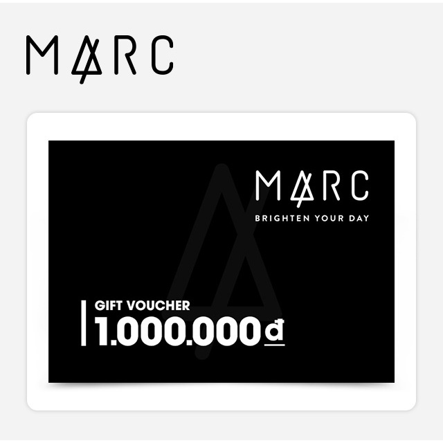 Miền Nam [Evoucher] Phiếu quà tặng trị giá 1000k áp dụng cho hệ thống cửa hàng thời trang Marc Fashion