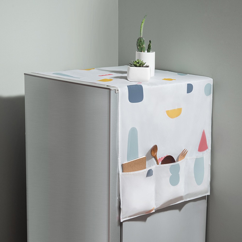 Túi Treo Tủ Lạnh, Máy Giặt PEVA chống thấm nước, chống bụi đa năng tiện lợi