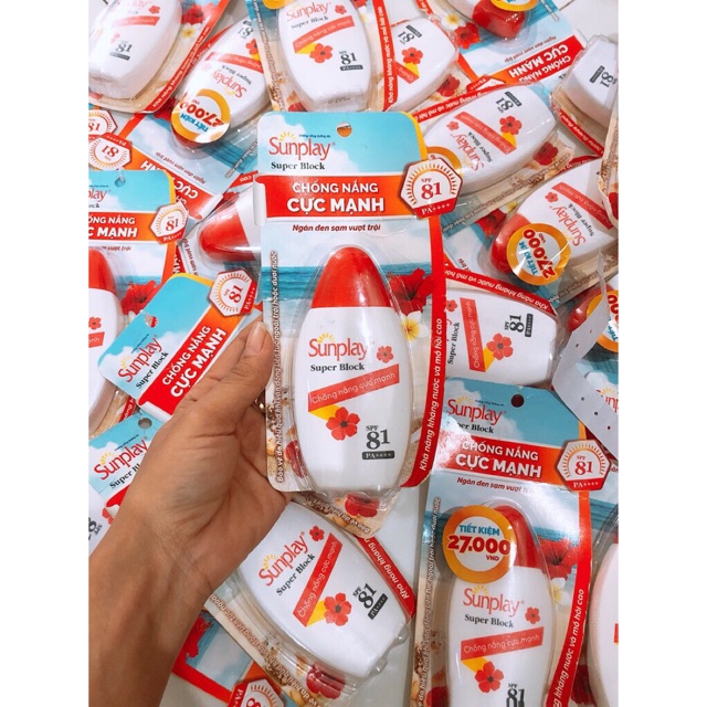 Sữa Chống Nắng Sunplay Cực Mạnh Sunplay Super Block SPF 81, PA++++ (30g