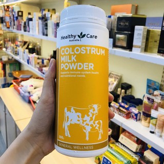Sữa bò non Healthy Care Colostrum Milk powder mẫu mới