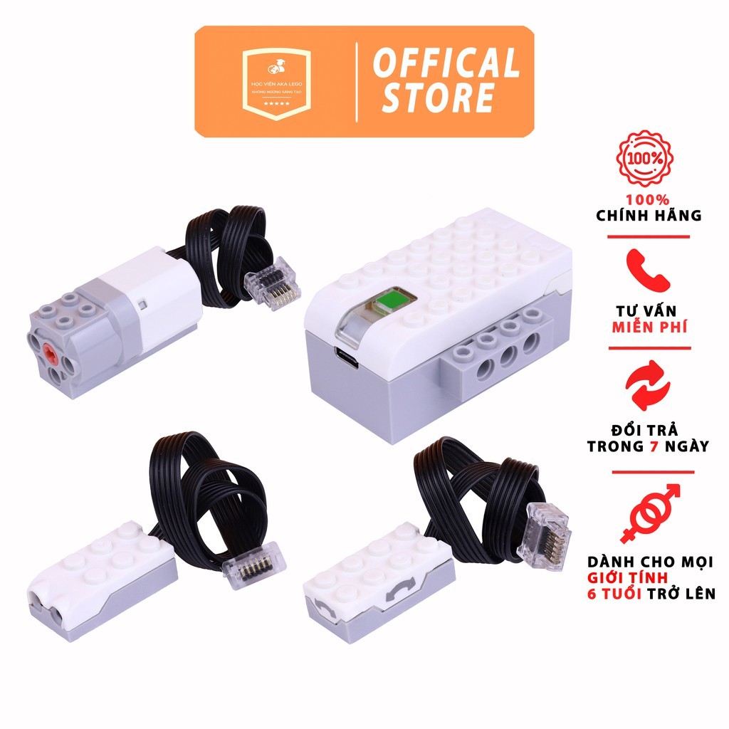 Bổ sung cho Lego Wedo 2.0 bộ não SmarHub động cơ motor cảm biến góc nghiêng cảm biến chuyển động