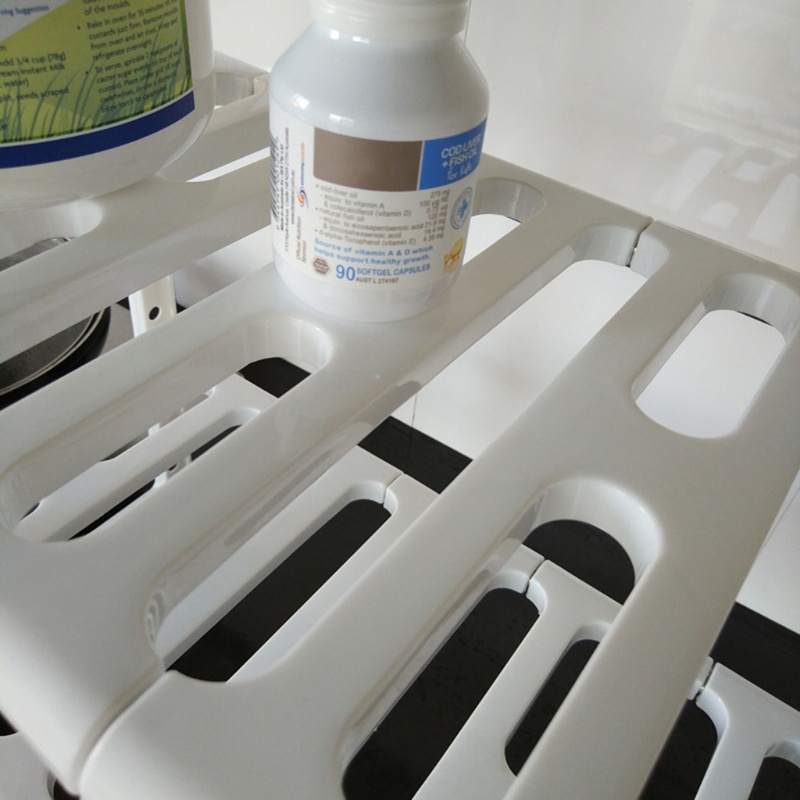 Kệ Đựng Đồ Hai Tầng Mở Rộng Có Thể Điều Chỉnh Cho Tủ Bếp