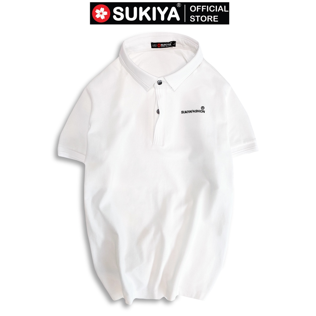 Áo Polo Nam SUKIYA 5 Màu Chất Liệu Cotton Siêu Bền Màu, Co Giãn Tốt AT06