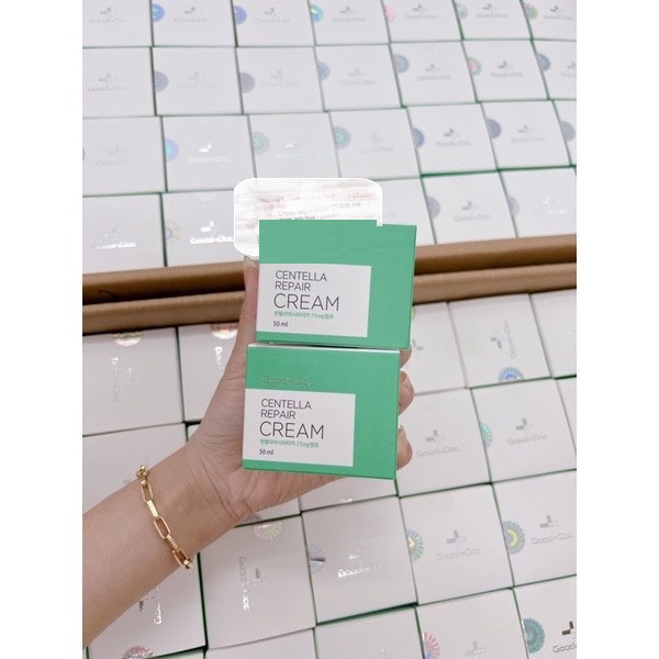 Kem Dưỡng Ẩm Phục Hồi Rau Má Goodndoc Centella Repair Cream Hàng Nhập Khẩu Chính Hãng