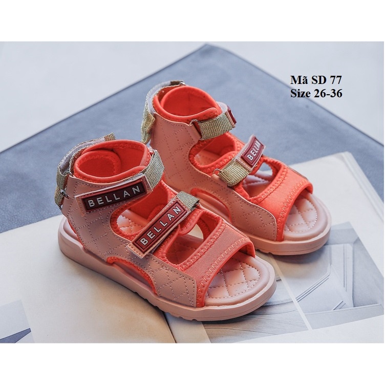 Giày Sandal Bé Trai Bé Gái Trần Trám Da Cho bé 3-10 Tuổi