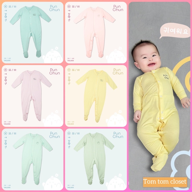 Punchun body dài tay liền thân SS2022