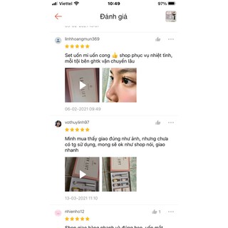 [FREESHIP] Set uốn mi cong Lash Lift