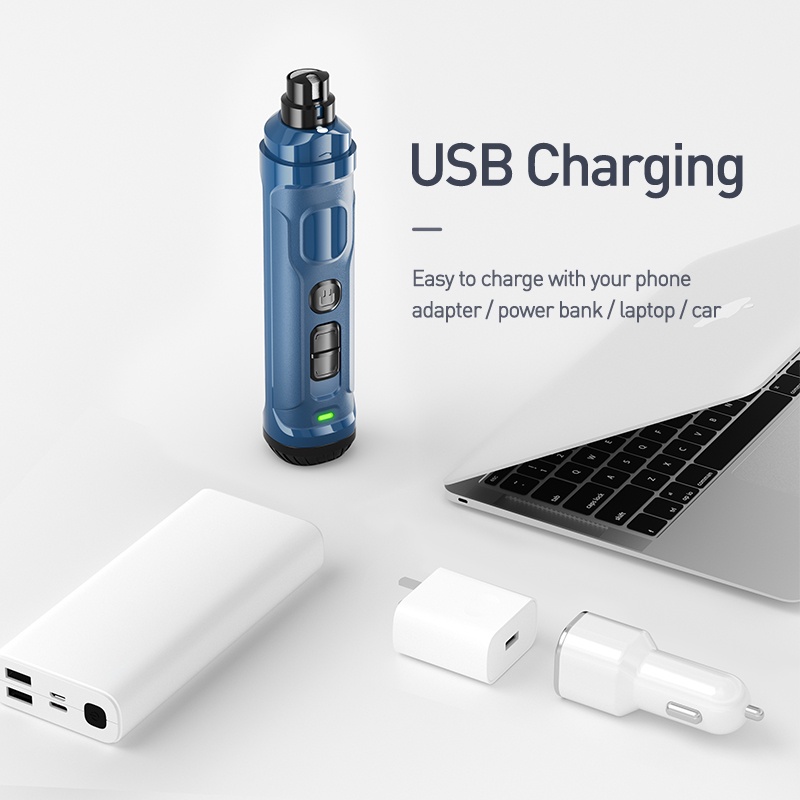 Máy mài móng ROJECO N30 cho thú cưng chó mèo sạc điện tiện lợi