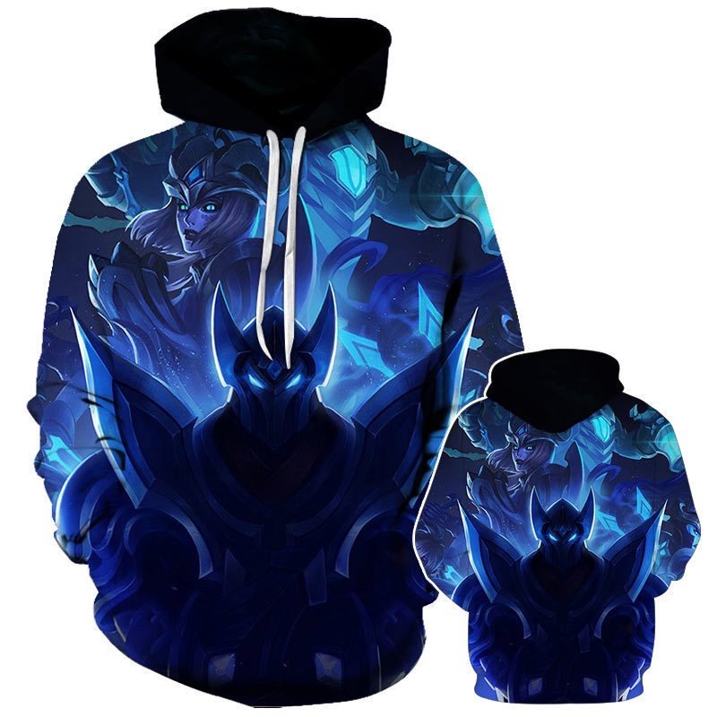 Áo Hoodie In Hình Game Liên Minh Huyền Thoại 3D Thời Trang Xuân Thu Cho Nam
