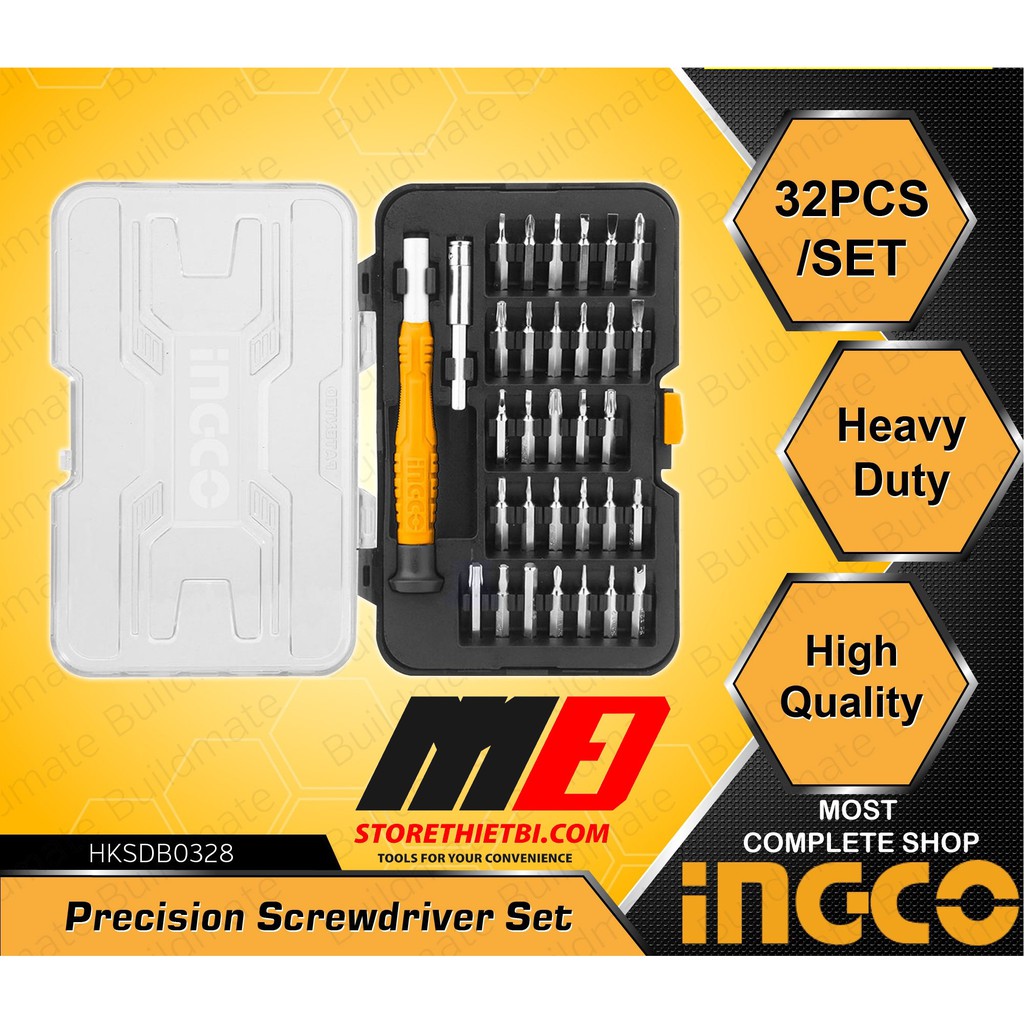 Bộ tua vít chính xác 32 đầu INGCO HKSDB0328