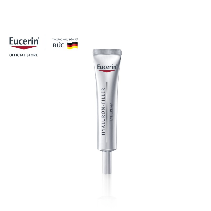 Kem dưỡng giảm nếp nhăn vùng mắt Eucerin Hyaluron [3X]+ Filler Eye Cream SPF15 15ml