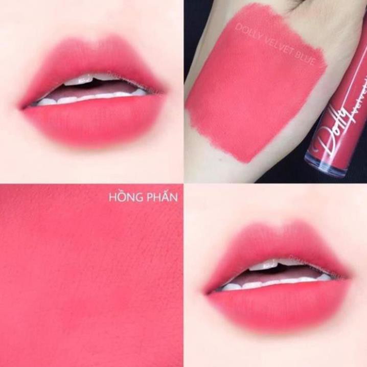 [Hồng Phấn ]Son Cao Cấp Dolly Lips Blue Classic 2020 Màu Hồng Phấn Ngọt Ngào Mềm Mịn Như Nhung | BigBuy360 - bigbuy360.vn