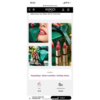Set son mini Kiko 3 thỏi