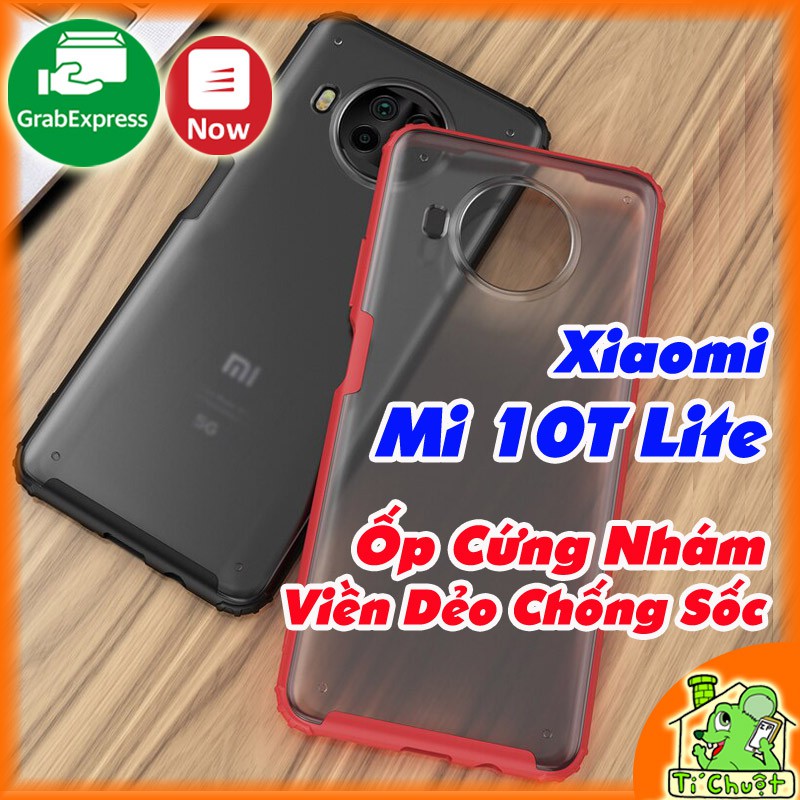 [Ảnh Thật] Ốp Lưng Xiaomi Mi 10T Lite Cứng Nhám Viền Dẻo Màu Chống Sốc