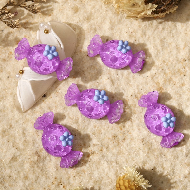 Set 50 Phụ Kiện Trang Trí Móng Tay 3D Nhiều Màu Dễ Thương
