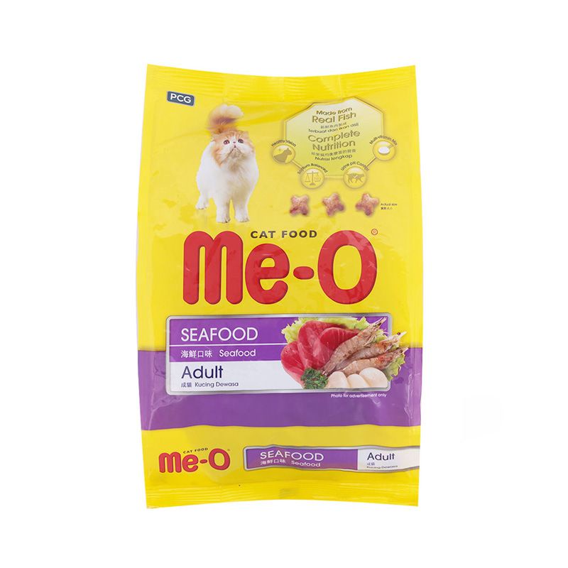 Thức ăn hạt Me-o dành cho mèo trưởng thành (vị cá ngừ, cá thu, hải sản) gói 350gr và 1.2kg