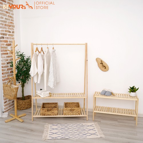 [Mã LIFEM250 giảm 12% tối đa 80K đơn 250K] Bộ Nội Thất Phòng Ngủ BEYOURs 02 A Hanger 2FL Nội Thất Lắp Ráp