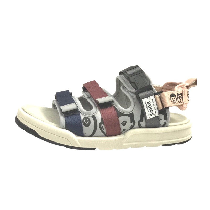 Giày Sandal Thể Thao nữ quai dù Cao Cấp Dunis Chính Hãng Rova màu sam phối Hồng