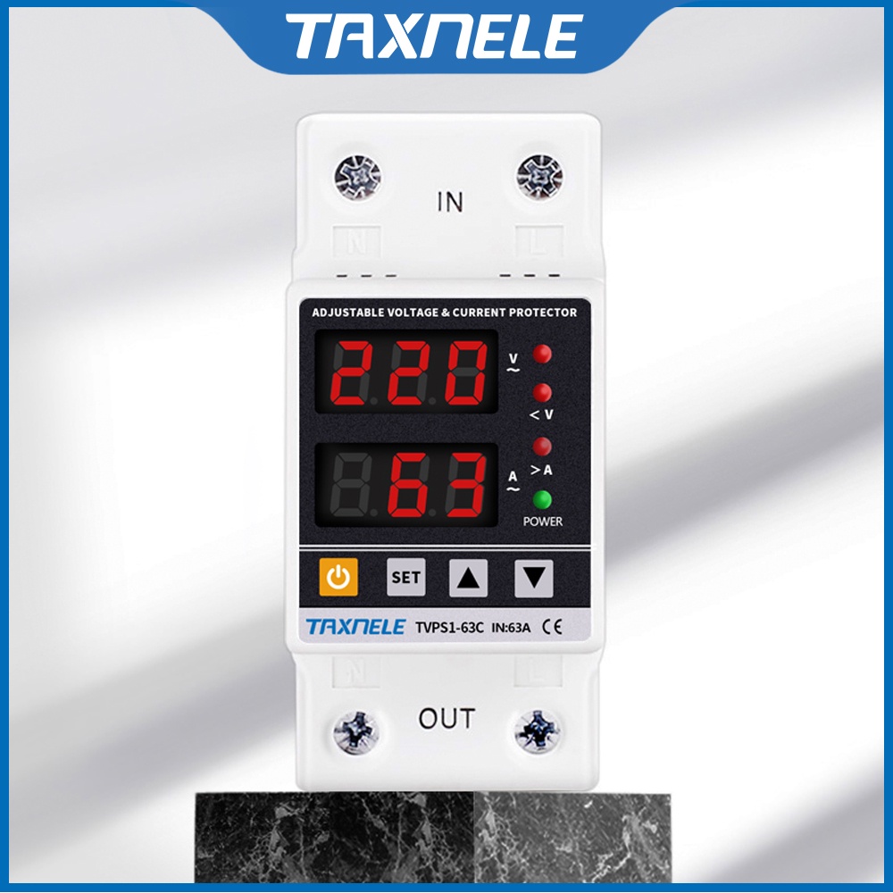 Rơ Le Điện Áp Kỹ Thuật Số 40A 63A 230V Din Sự Bảo Vệ