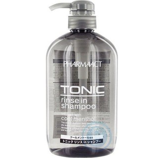 Dầu gội dành cho nam PHARMAACT TONIC rinse in shampoo 600ml - Japan