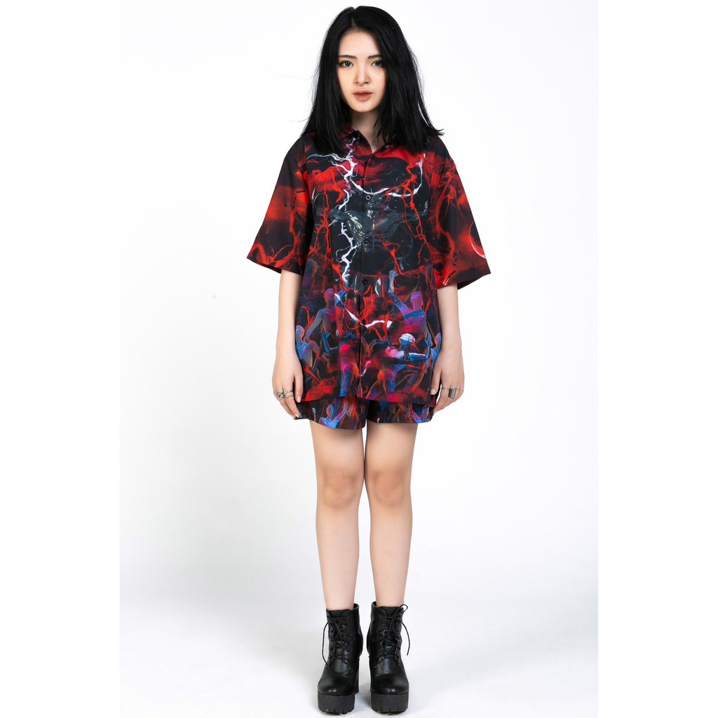 Áo sơ mi tay ngắn Paradox Neurotic Thorn Shirt