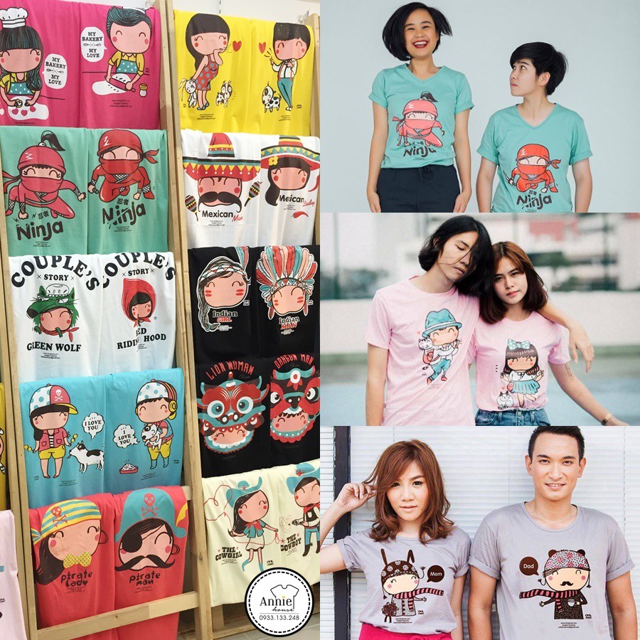 Sét 2 áo thun hình cặp chính hãng ONE MAN Thái Lan | Shopee Việt Nam