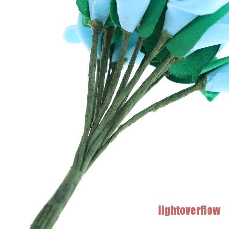 HANDMADE Bó Hoa Lily Nhân Tạo Trang Trí Nhà Búp Bê