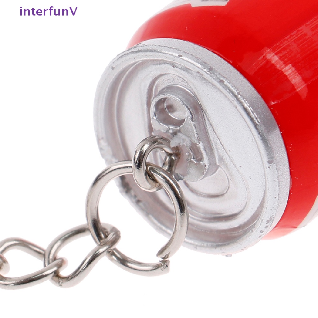 [InterfunV] Móc Khóa Hình Lon Bia Mô Phỏng Có Thể Đựng Bia Trang Trí Ba Lô [Mới]