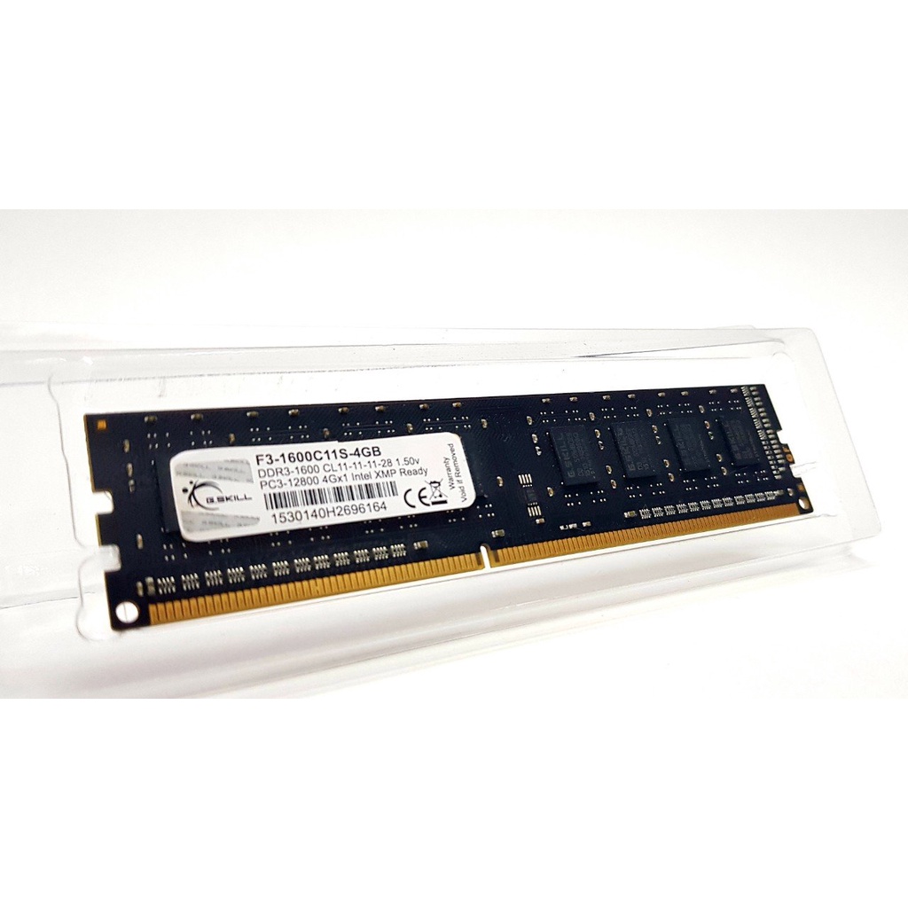 RAM MÁY TÍNH BÀN. DDR3 PC 4G/1600 GSKILL Renew. VI TÍNH QUỐC DUY