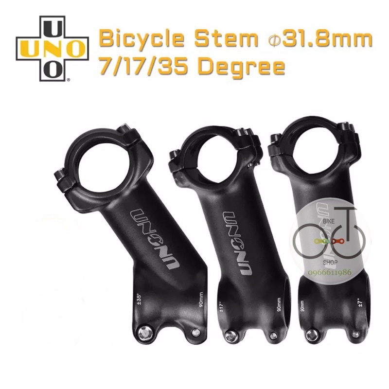 Stem potang UNO nhôm 6061 nhẹ chính hãng