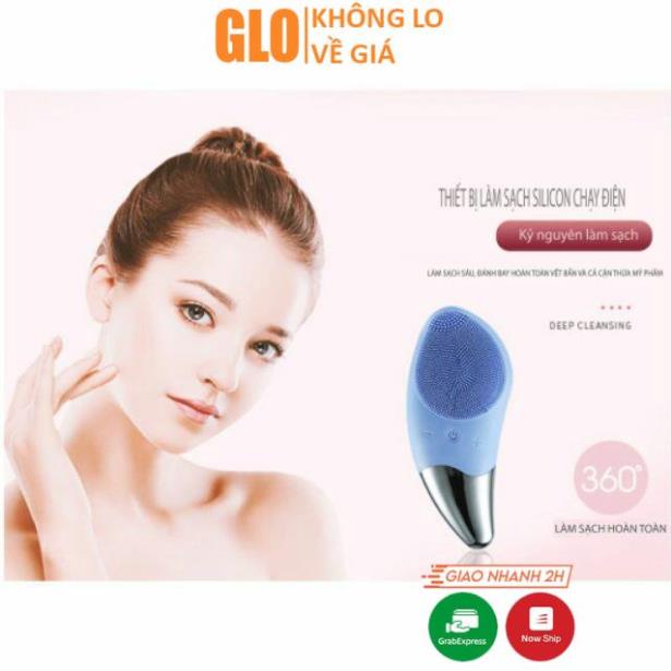 Máy Rửa Mặt Massage Nâng Cơ Mặt 3 In 1 Sonic Facial Brush Cao Cấp, Chống Nước Tuyệt Đối