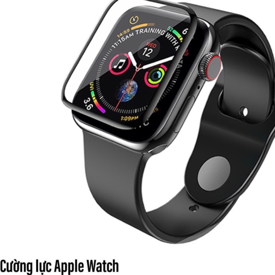 Kính cường lực AppleWatch full màn hình,kính dẻo 9H keo dán chắc chắn dễ sử dụng,size 38mm/40mm/41mm/42mm/44mm/45mm.