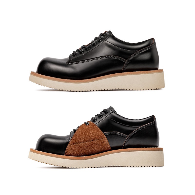 Giày da MADEN cổ thấp phong cách Anh Quốc retro trẻ trung thời trang mùa hè 2022 dành cho nam