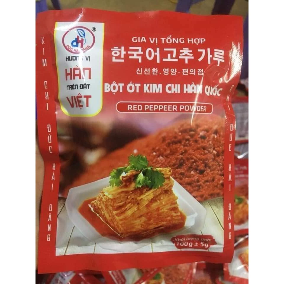 Bột Ớt Làm Kim Chi Chuẩn Vị Hàn Quốc Gói 100G