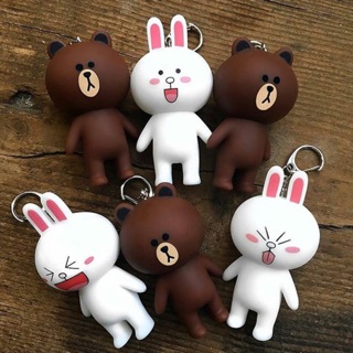 Móc khoá gấu thỏ vịt