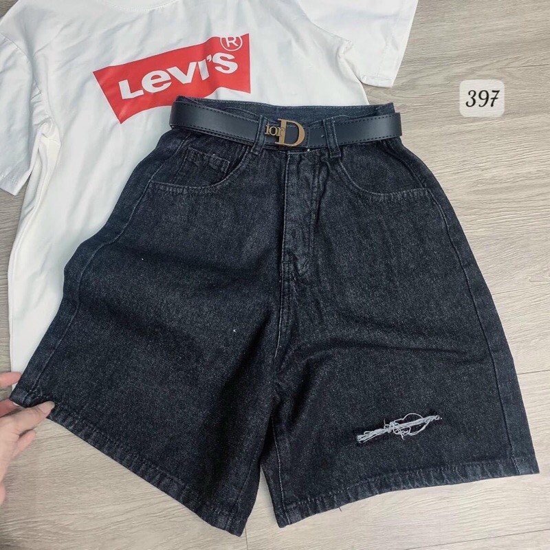 QUẦN JEANS NGỐ LAI CUỐN RÁCH 1 LINE