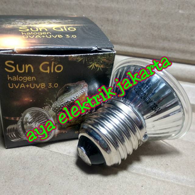 Đèn Led Uva Uvb 3.0 50wat Sun Glo 50wat Cho Thú Cưng Bò Sát / Rùa / Bò Sát Nuôi / Sunglo Halogen