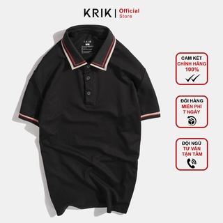 Áo Polo Đẹp Local Brand Nam Chính Hãng KRIK Form Slim fit Chất vải CVC Thoáng Mát PL4012
