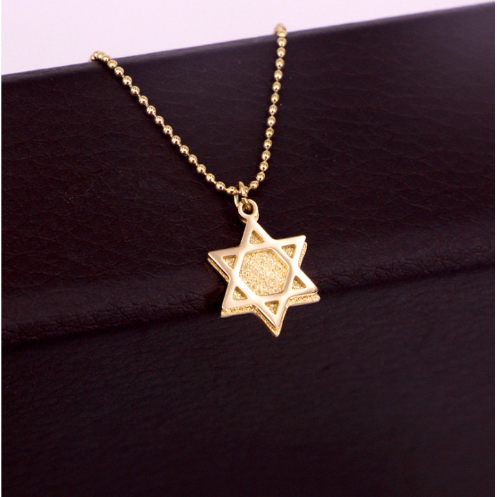 Dây chuyền nữ titan cao cấp hình ngôi sao 2 lớp phun cát siêu đẹp, bền màu, hợp thời trang