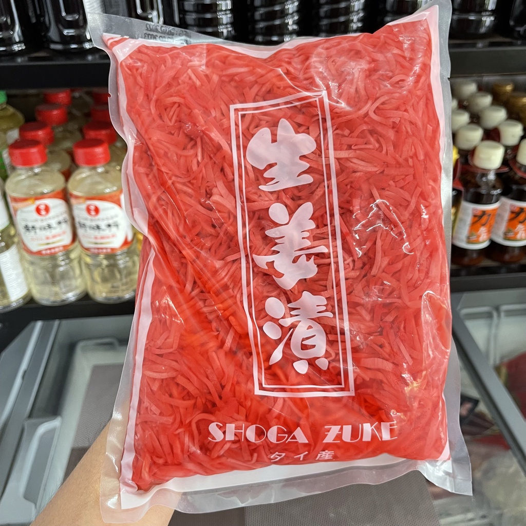 Gừng Đỏ Thái Sợi dùng ăn Yakisoba, Gyudon, Ramen, Takoyaki, Okonomiyaki gói 1.5KG
