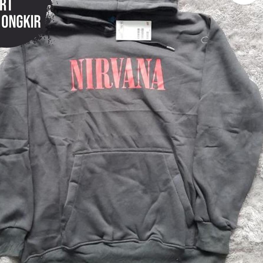 Áo Hoodie Màu Xám P-73 X Nirvana Chính Hãng