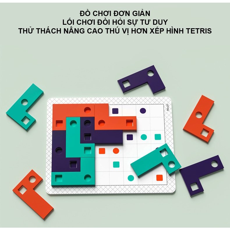 Bộ Đồ Chơi Ghép Hình Chữ L Xịn Sò, Nhiều Cách Lắp Nhiều Cách Chơi