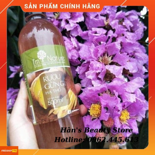 Combo Sau Sinh: Muối Thảo Dược + Rượu Gừng & Nghệ Hạ Thổ 3 Năm + Tặng Đai Quấn Cho Mẹ Sau Sinh I'm Nature