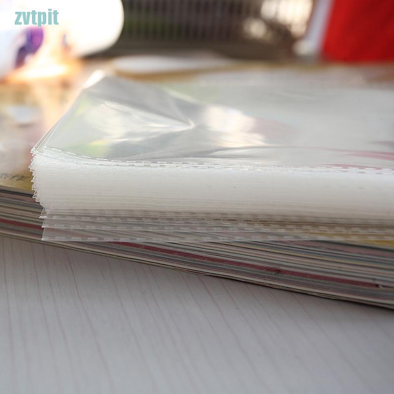 Bộ 100 túi nhựa trong suốt đựng trang sức/ đĩa CD