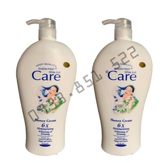 Combo 2 chai Sữa Tắm Dê White Care Cao Cấp Chai Khổng Lồ 1200ml x 2 chai
