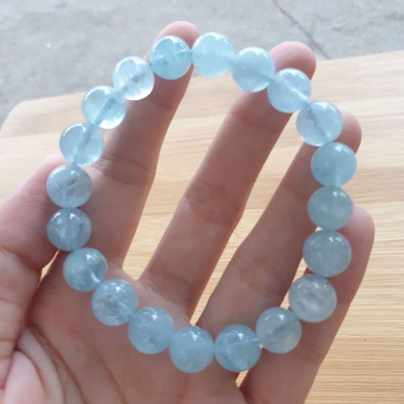 Vòng tay đá Aquamarine