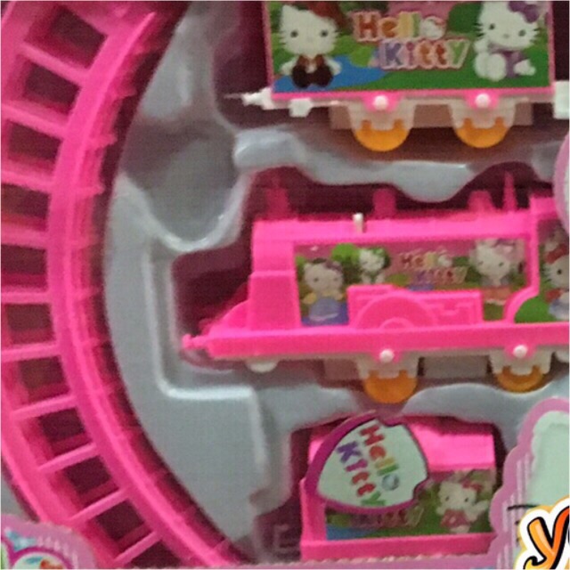 Bộ đường ray xe lửa Mèo Kitty ,elsa, thomas,spiderman,thor,captain