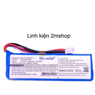 Pin Jbl Charge 3. Pin thay cho loa Bluetooth JBL Charge 3 chính hãng. linh kiện 2mshop