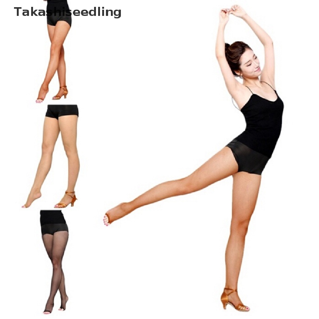 Quần tất lưới khiêu vũ latin hở ngón chân bằng cotton nóng bỏng cho nữ