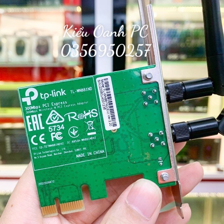 Cạc mạng không dây TP-Link TL-WN881ND 300Mbps
